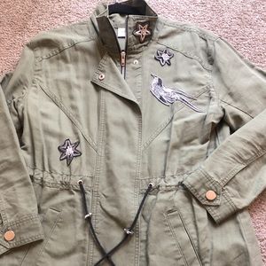 CABI Embroidered Utility Jacket